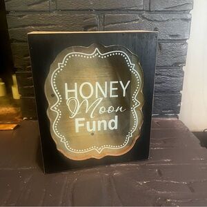 Honeymoon Fund collection box